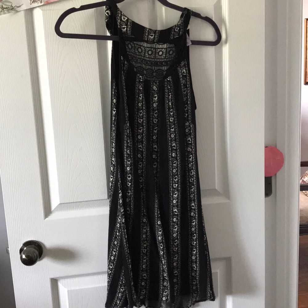Black and white dress